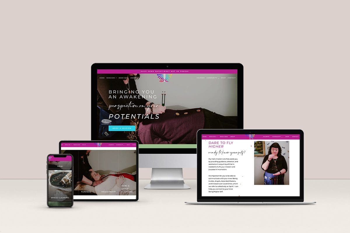 New Website Design For Sound Spiritual Wellness