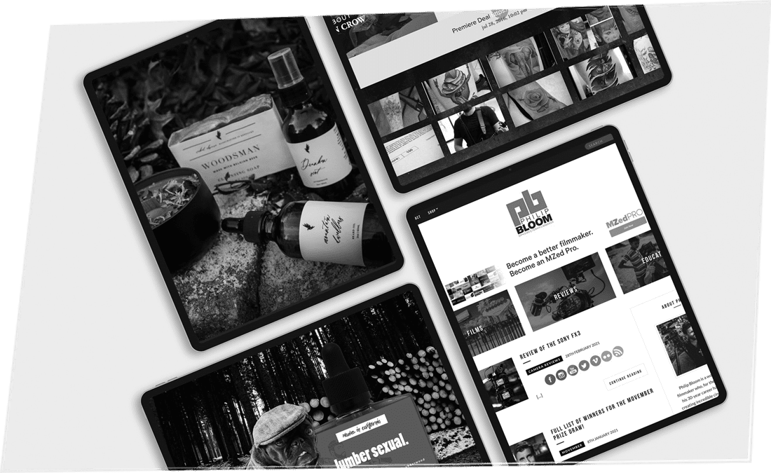 Creative Visual Storytelling Services for Small Businesses | Web Design, Digital Design, Video Production & More