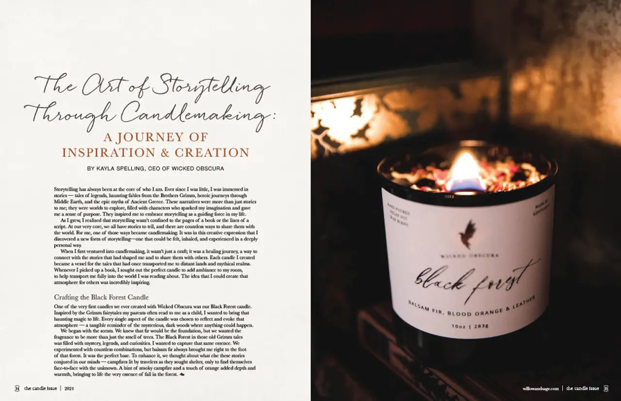 BIG NEWS! My Article Was Featured in The Candle Issue Volume 4 – New from Willow and Sage!